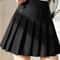 Classic High Waist Pleated Mini Skirt ALine JK Style Summer Skirt For Women 0