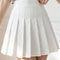 Classic High Waist Pleated Mini Skirt ALine JK Style Summer Skirt For Women 1
