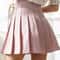 Classic High Waist Pleated Mini Skirt ALine JK Style Summer Skirt For Women 4