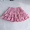 Purple Y2K Fluffy Cake Mini Skirt With White Lace Trim Sweet Lolita ALine Pleated Skirt 5