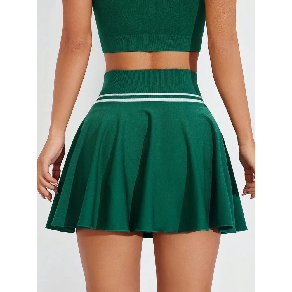 Womens QuickDry Tennis Skirt Seamless Stretch Badminton Skirt 1