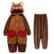 Raccoon Kigurumi Onesie Cozy Adult Animal Onesie Pajama Costume For Cosplay Winter Lounging 2