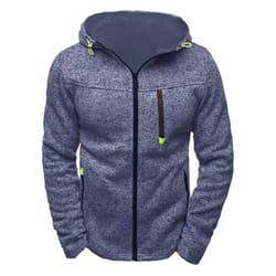 mrmt jacquard fleece mens pullover hoodie – warm casual hooded sweatshirt