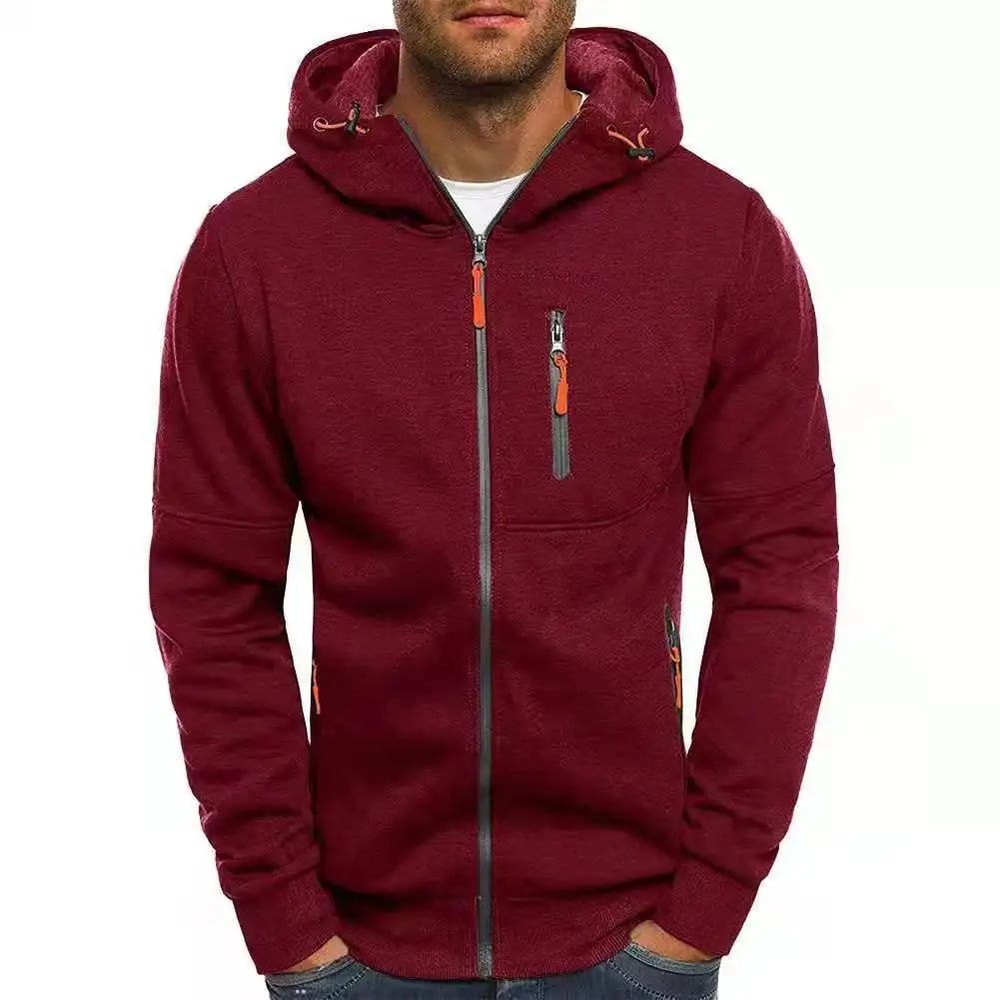 MRMT Jacquard Fleece Mens Pullover Hoodie Warm Casual Hooded Sweatshirt 7