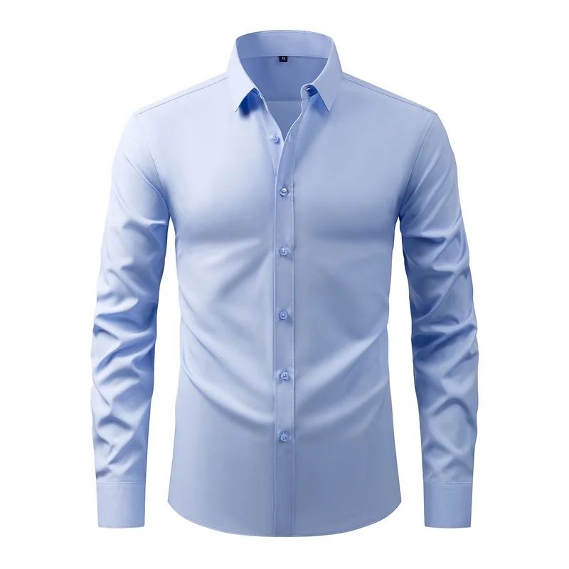 Classic Comfort Mens ButtonDown Shirt Lightweight Long Sleeve Casual Vacation Style 6