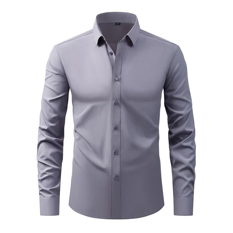 Classic Comfort Mens ButtonDown Shirt Lightweight Long Sleeve Casual Vacation Style 7
