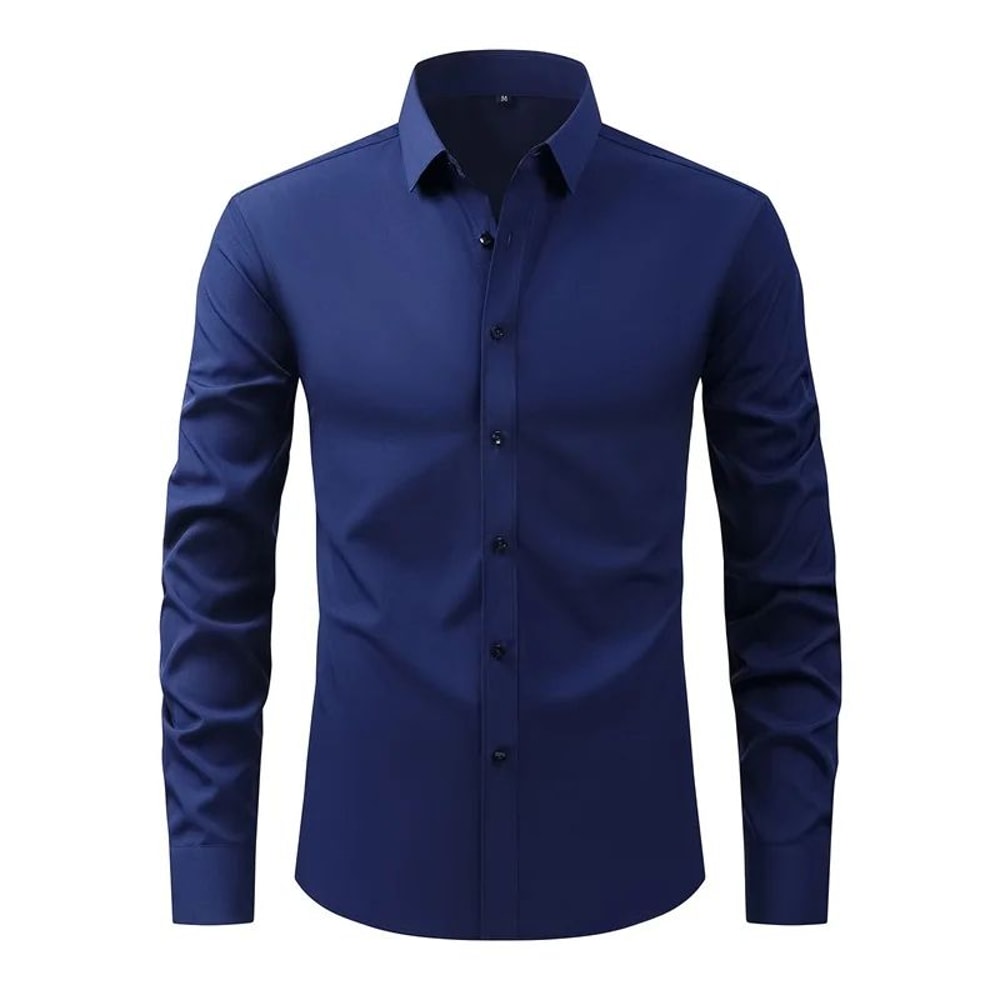 Classic Comfort Mens ButtonDown Shirt Lightweight Long Sleeve Casual Vacation Style 10