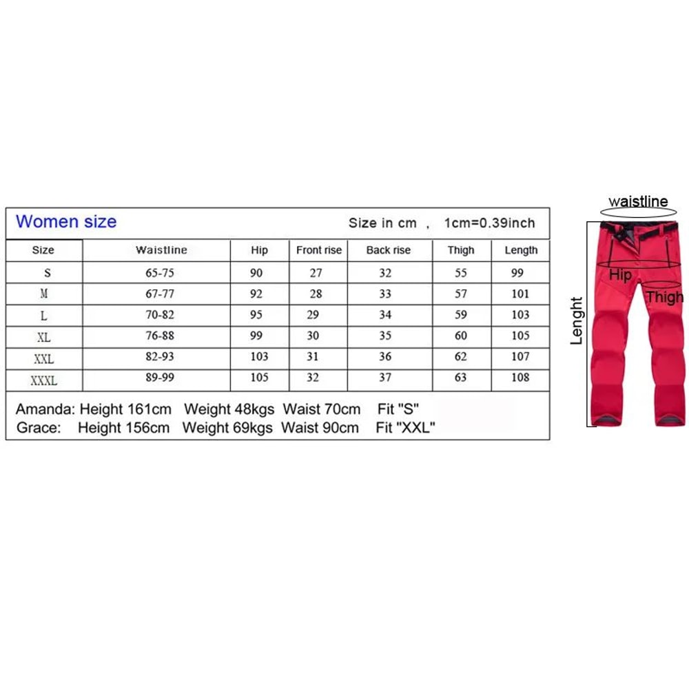 AlpineShield Womens Waterproof Hiking Pants FleeceLined Softshell Outdoor Pants For Trekking Skiin 4