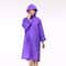 Yellow Transparent Hooded Raincoat For Women Reusable Clear Rain Poncho 1