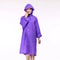 Yellow Transparent Hooded Raincoat For Women Reusable Clear Rain Poncho 1