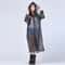 Yellow Transparent Hooded Raincoat For Women Reusable Clear Rain Poncho 4