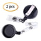 SecurePull Retractable Badge Reel With Belt Clip Durable ID Badge Holder For Office School Employ 0