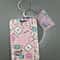 Pink Nurse Badge Holder Wallet With Lanyard For ID Cards Bank Cards And Business Cards 2