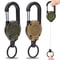 Heavy Duty Retractable Keychain With Steel Wire And Carabiner Clip 2