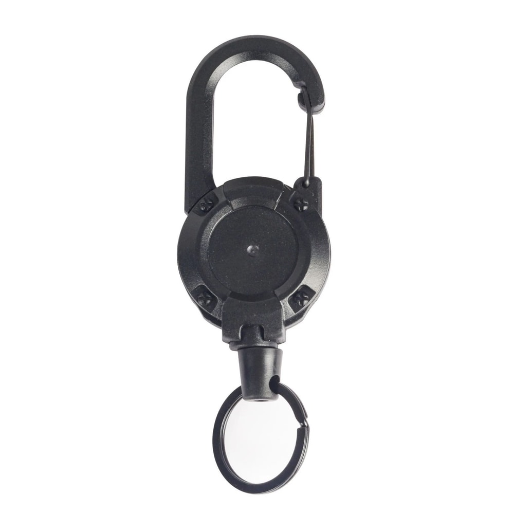 Heavy Duty Retractable Keychain With Steel Wire And Carabiner Clip 7