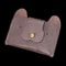 Top Grain Leather Puppy Wallet Card Holder For ID And Cash 12