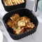 EcoCrisp Reusable Air Fryer Silicone Liners NonStick Square Basket Mat For 47QT Air Fryers 2