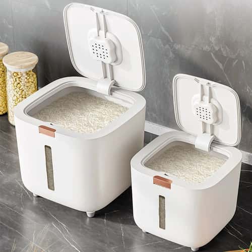 Airtight Rice Storage Container 5–10KG – Moisture-Proof Grain Storage Box with Sealed Lid