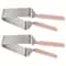 PrecisionSlice Stainless Steel Cake Lifter Set Triangle Cake Server Layer Separator Tools 4