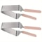 PrecisionSlice Stainless Steel Cake Lifter Set Triangle Cake Server Layer Separator Tools 4