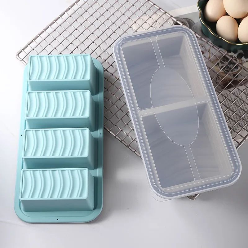 PortionPro Silicone Freezer Tray With Lid For Meal Prep Soup Cubes 3
