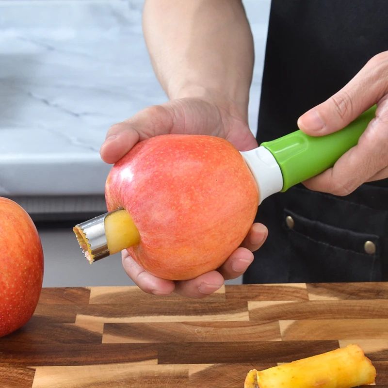 PrecisionPro 2in1 Apple Corer Tool Peeler Adjustable Stainless Steel Fruit Corer For Apples And P 2