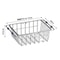 Extendable Stainless Steel Telescopic Sink Drain Rack Organizer 7