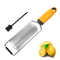 Precision Stainless Steel Lemon Zester Cheese Grater MultiPurpose Citrus Zester For Garlic Ginger 0