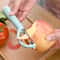 2in1 Stainless Steel Vegetable Potato Peeler With Dual Blade Design 2