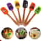 Halloween Silicone Baking Spatula Heat Resistant NonStick Scraper With Wooden Handle 0