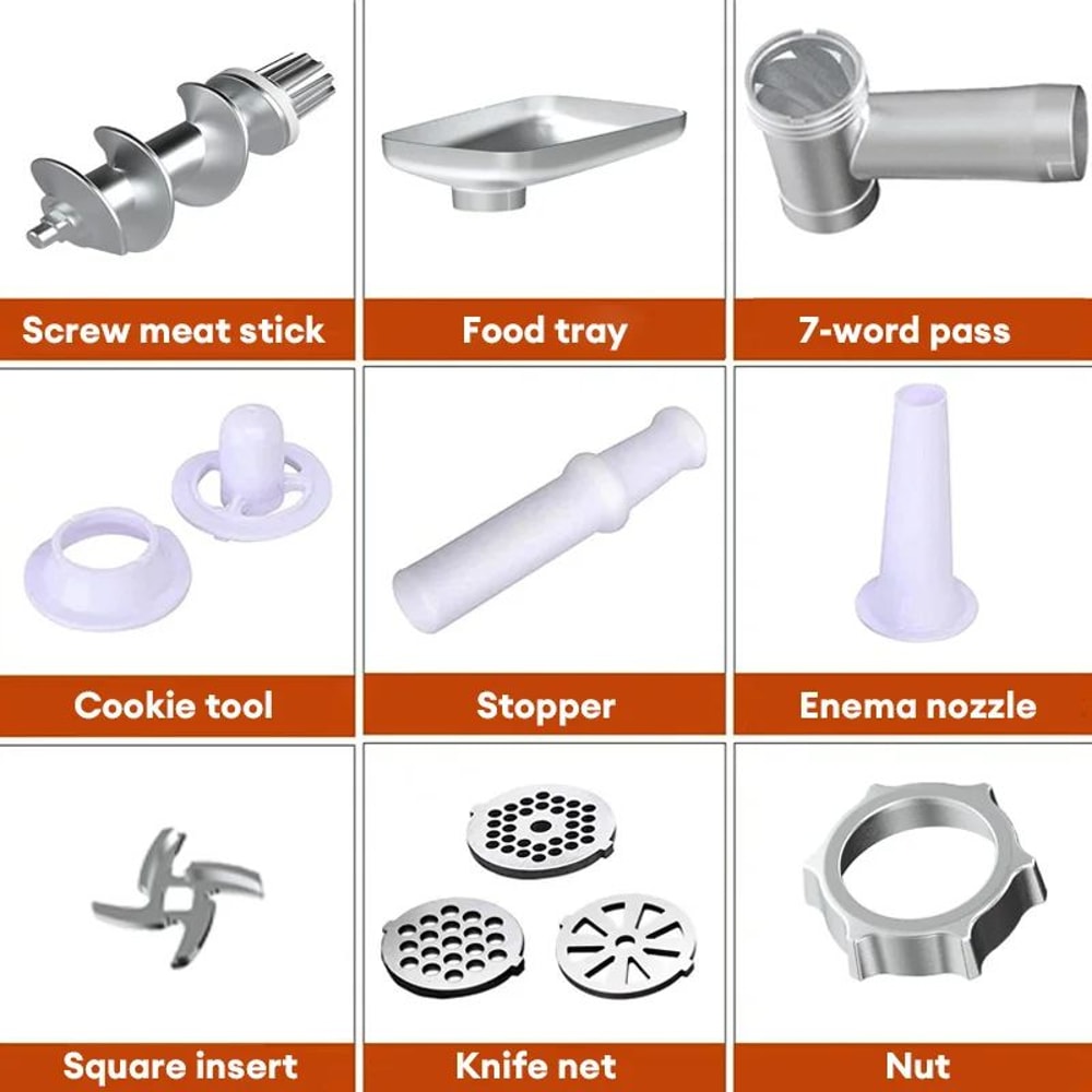 Heavy Duty Electric Meat Grinder Sausage Stuffer For Home And Commercial Use 2