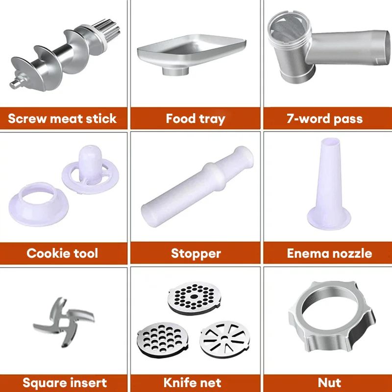 Heavy Duty Electric Meat Grinder Sausage Stuffer For Home And Commercial Use 2