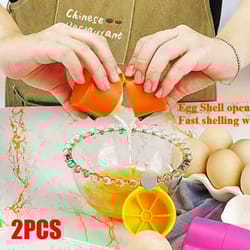 precision egg shell opener & separator tool