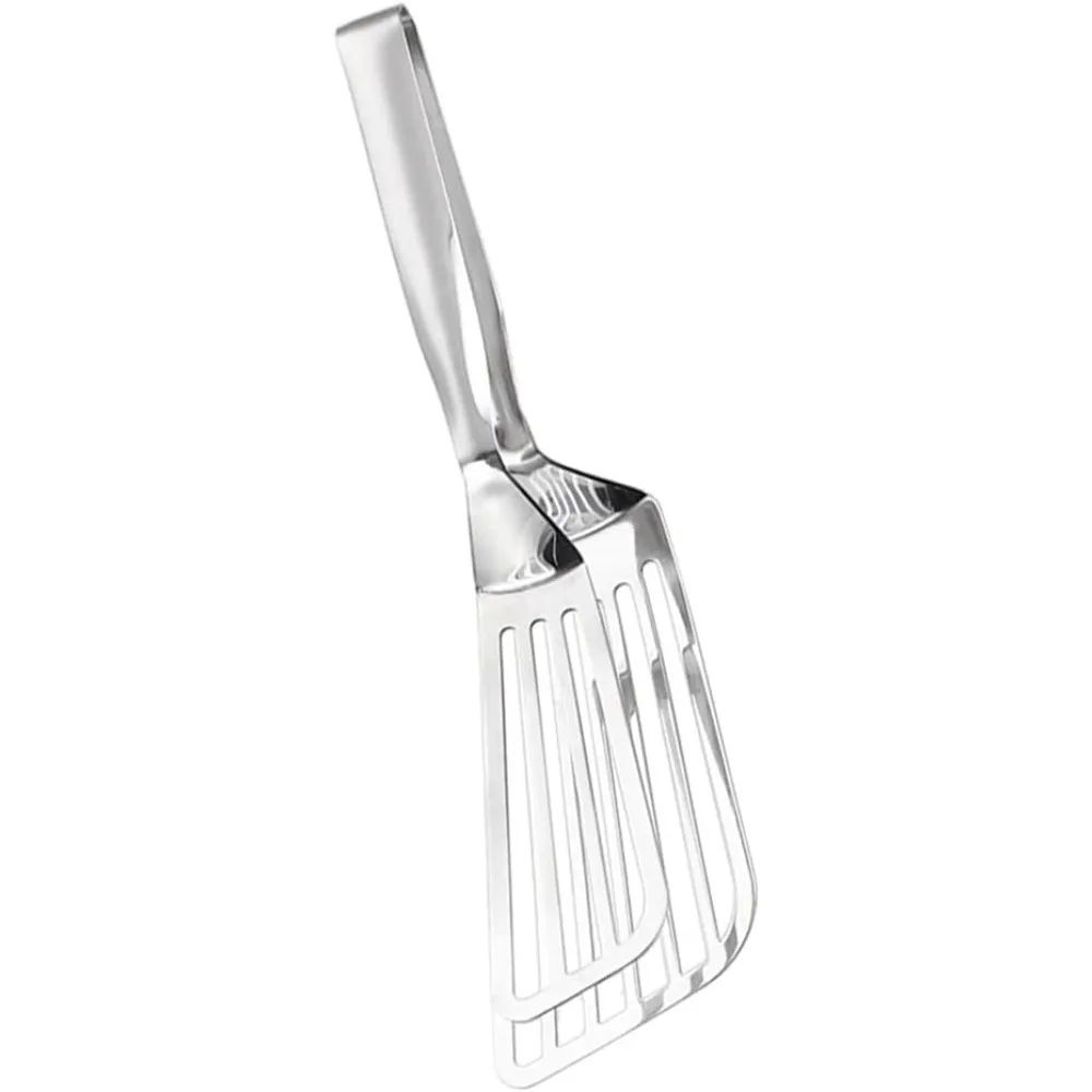 Premium Stainless Steel Kitchen Tongs Heat Resistant Grill MultiPurpose Cooking Tool 0