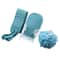 Soft Exfoliating Bath Gloves Back Scrubber Set For Smooth Radiant Skin 3