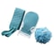 Soft Exfoliating Bath Gloves Back Scrubber Set For Smooth Radiant Skin 3