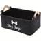 SoftFold Felt Pet Toy Storage Box Stylish Dog Toy Organizer Durable Storage Basket 0