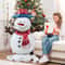 Standing Christmas Snowman Balloon Foil Snowman Balloon For Christmas Party Decorations 1