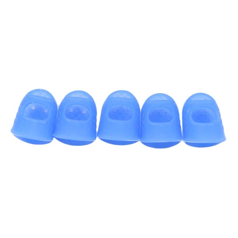 Breathable Silicone Finger Protectors For Sewing And DIY Crafts 5Pack 5