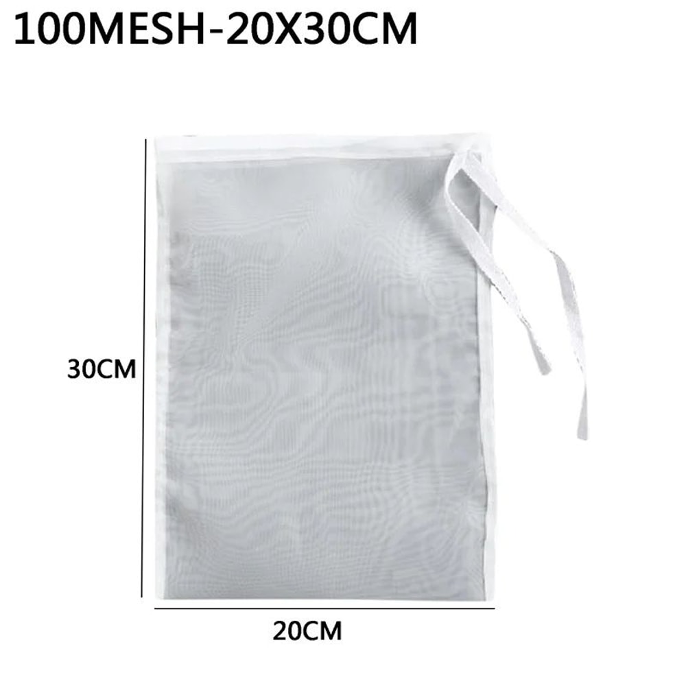 Premium Nylon Nut Milk Strainer Bag With Fine Mesh Filter 7