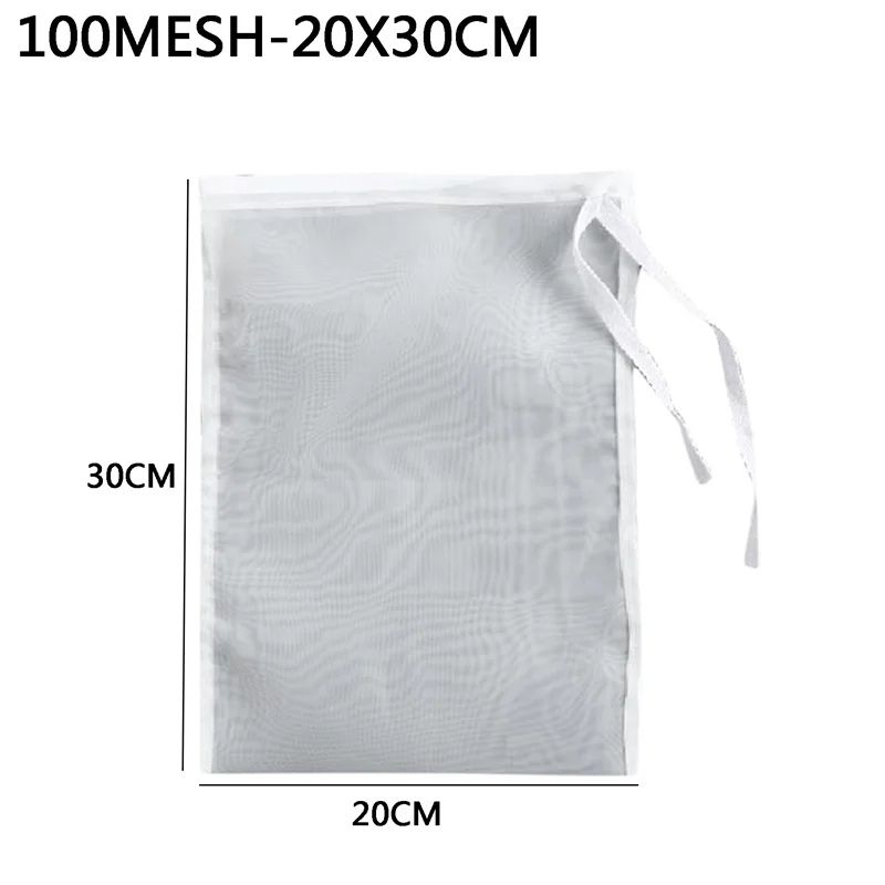 Premium Nylon Nut Milk Strainer Bag With Fine Mesh Filter 7