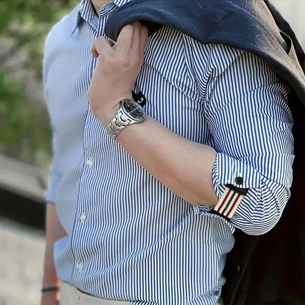 Adjustable Shirt Sleeve Holders For Men Women AntiSlip Sleeve Garters Arm Bands 4