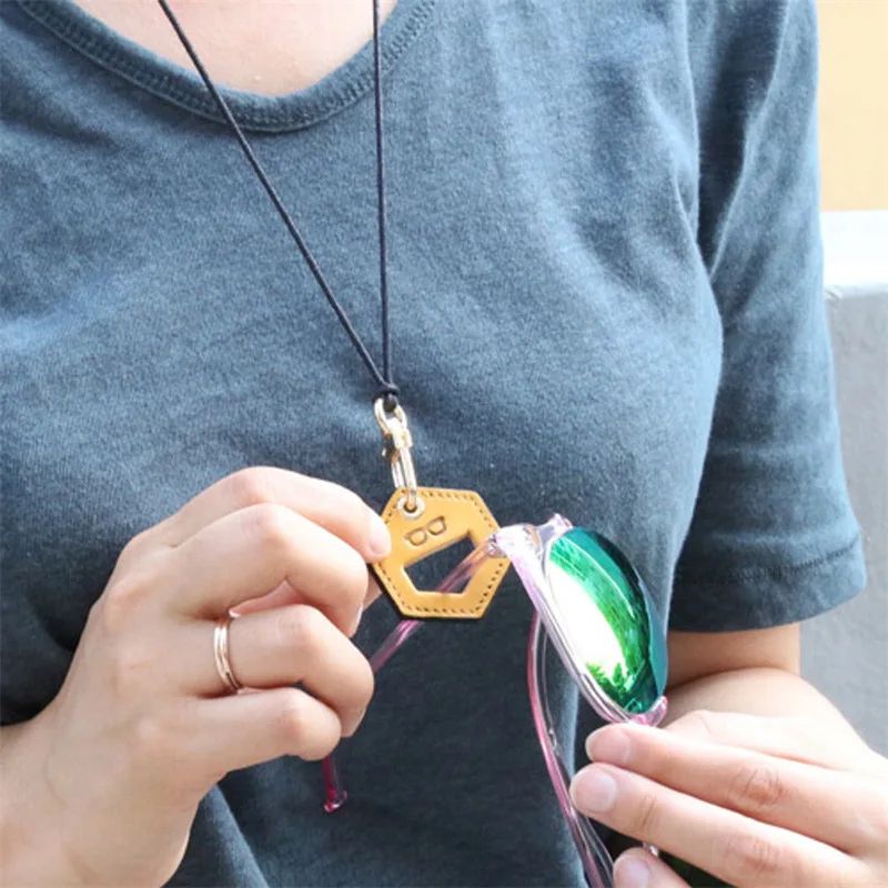 Microfiber Leather Glasses Holder Retainer Neck Cord For Sunglasses Eyeglasses 2