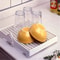 SpaceSaving Dish Drying Rack With MultiUse Kitchen Drain Tray 3