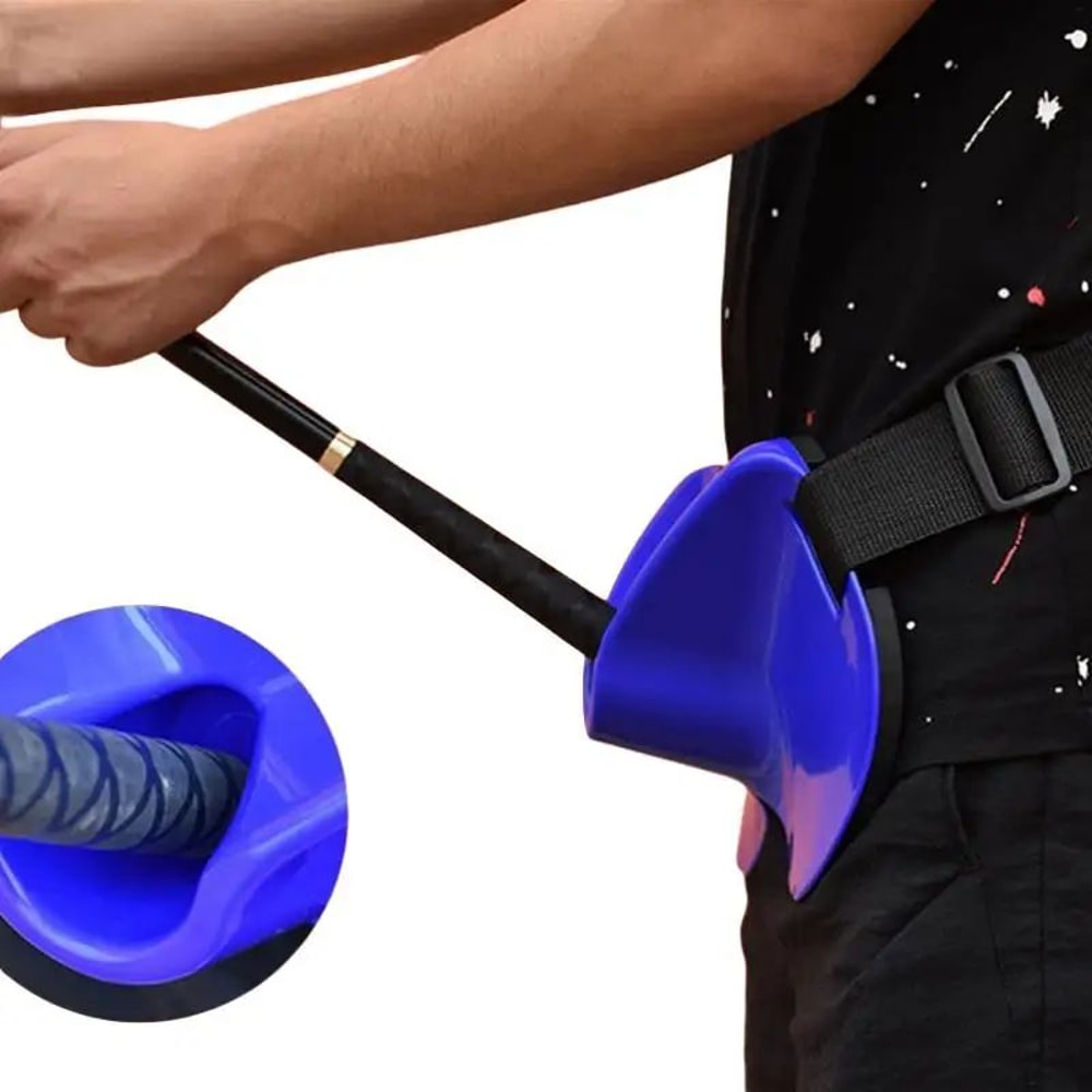 OceanGrip Fishing Fighting Belt With Adjustable Waist Rod Holder 5