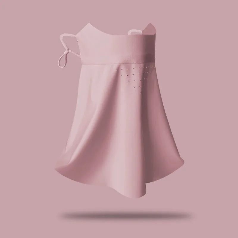 Ice Silk UV Protection Face Cover For Women Breathable Summer Sun Mask 1