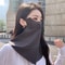Ice Silk UV Protection Face Cover For Women Breathable Summer Sun Mask 3