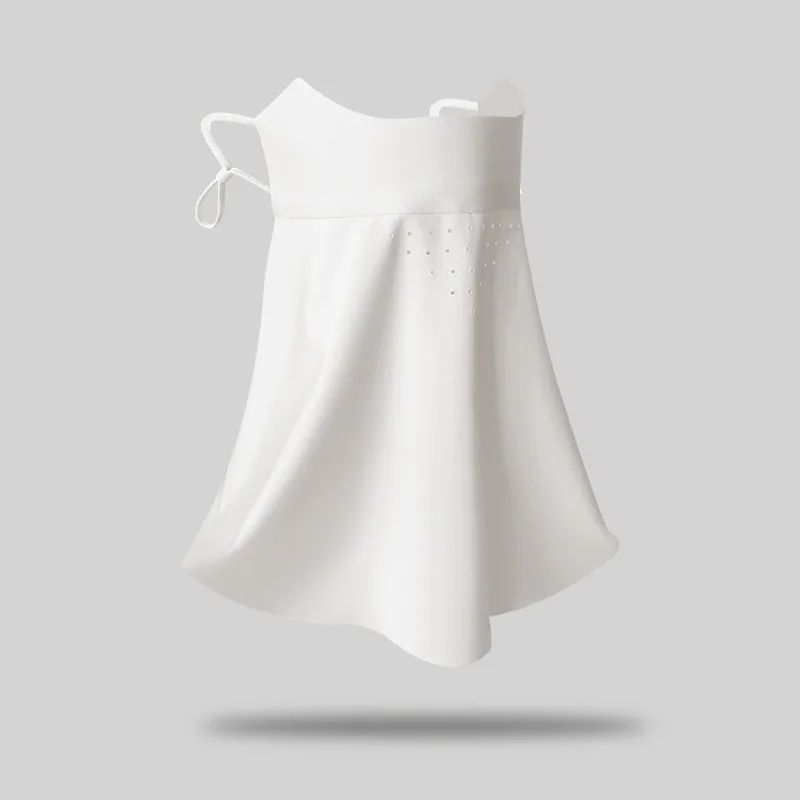 Ice Silk UV Protection Face Cover For Women Breathable Summer Sun Mask 7