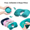 UltraCompact Inflatable Neck Pillow For Travel Portable UShaped Comfort Support 0
