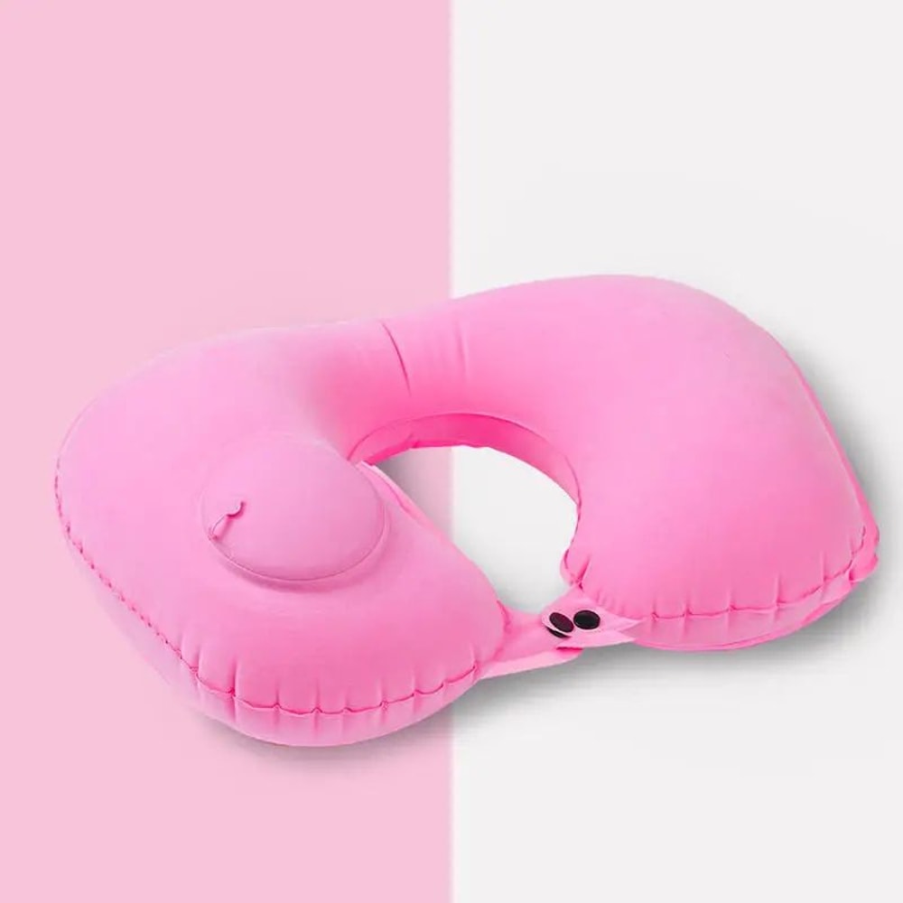 UltraCompact Inflatable Neck Pillow For Travel Portable UShaped Comfort Support 9